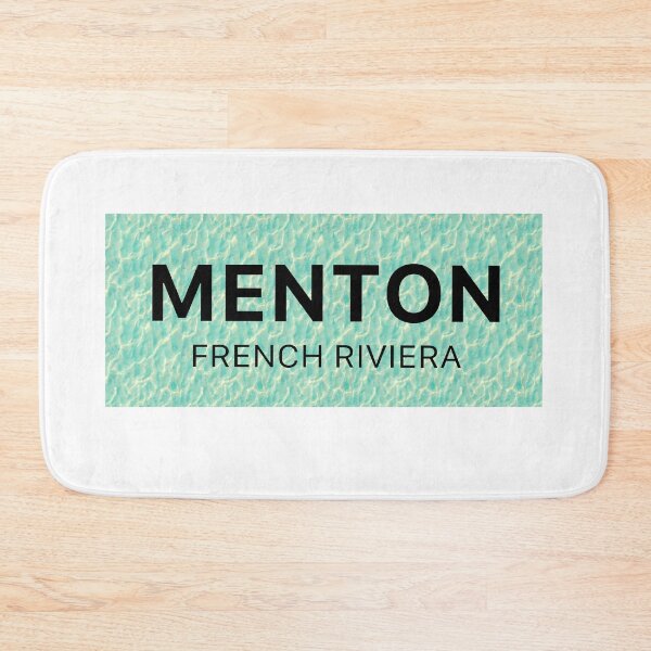Item preview, Menton French Riviera on water background designed and sold by DavidMay.