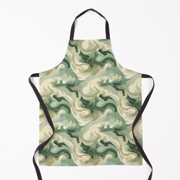 Item preview, Whirlpool Pattern #3 Light Green Earthy Tones designed and sold by ARTficiallyAnon.