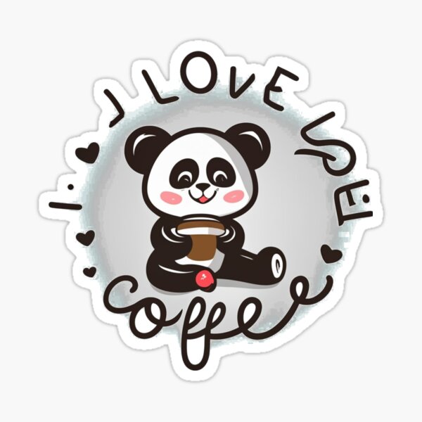 Artikel-Vorschau von Panda Love for Coffee-Kollektion 1, designt und verkauft von luizartemove.