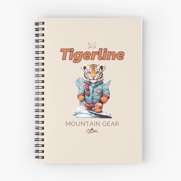 Item preview, Cool tiger cub on skiies in the mountains logo for kids designed and sold by CedricNorbinho.