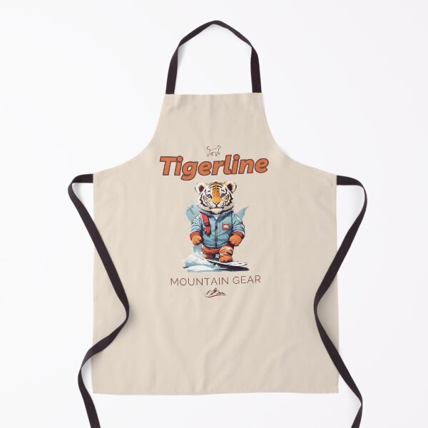 Item preview, Cool tiger cub on skiies in the mountains logo for kids designed and sold by CedricNorbinho.