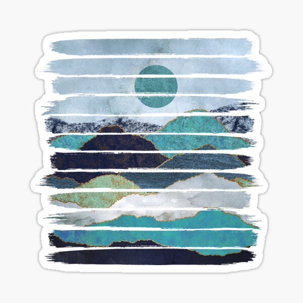 Item preview, Mountains Collage Brush Strokes designed and sold by Gypsy  Queen.