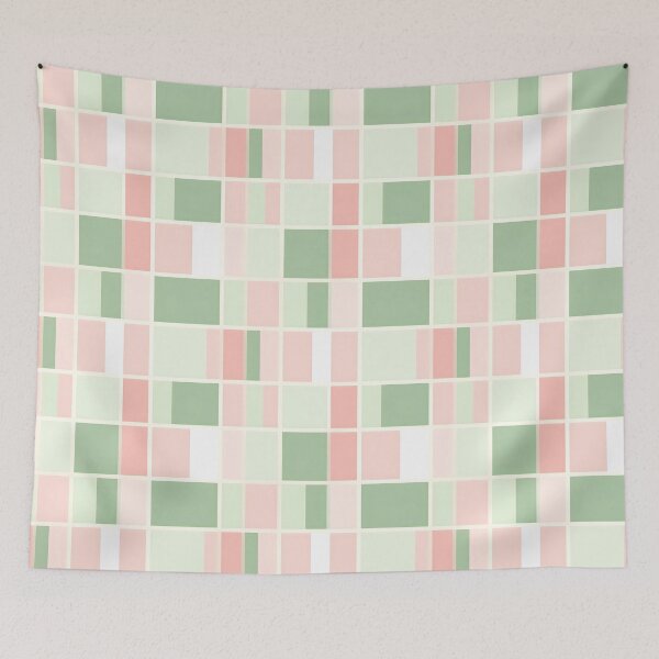 Item preview, Pastel Pink & Green Minimalism Pattern #1 designed and sold by ARTficiallyAnon.