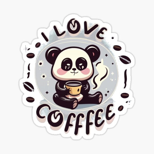 Artikel-Vorschau von Panda Love for Coffee-Kollektion 3, designt und verkauft von luizartemove.