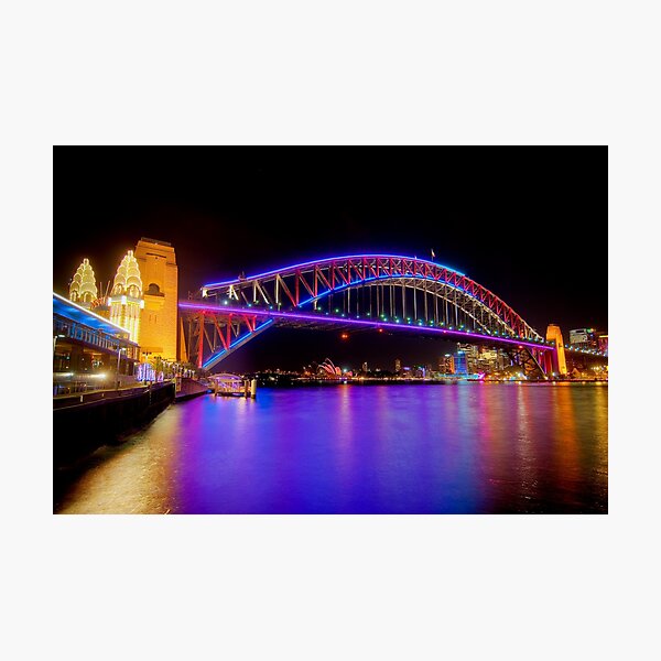 Vivid Bridge Photographic Print