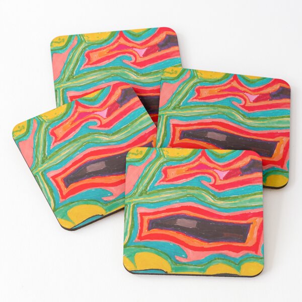 Item preview, Textas Abstract Colourful Artwork designed and sold by PodmenikArt.
