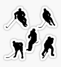 Hockey-Spieler-Aufkleber-Paket Sticker