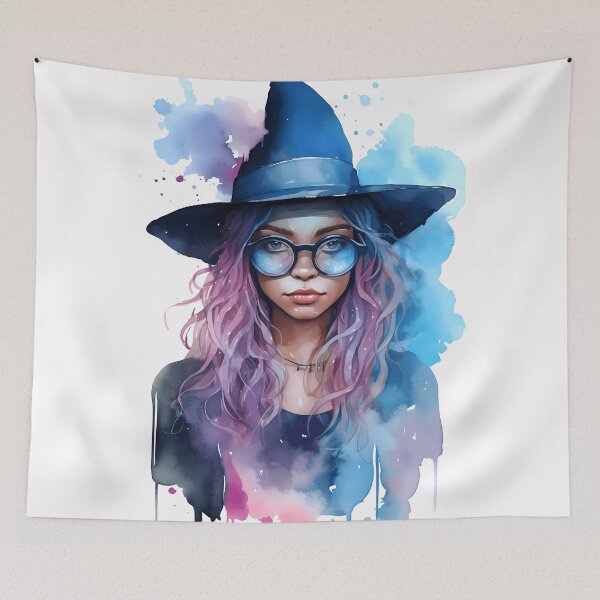 Item preview, Young Watercolor Witch designed and sold by RaineDDesigns.