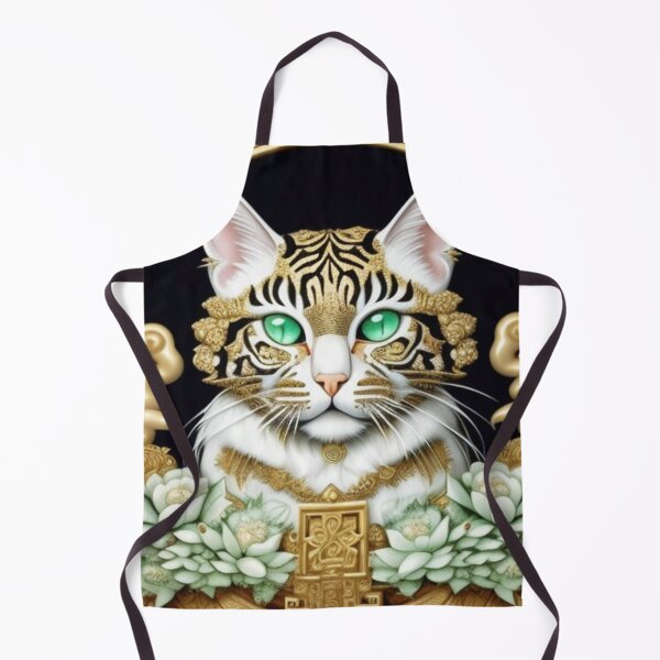 Item preview, Gold tiger floral  designed and sold by Roxburylane.