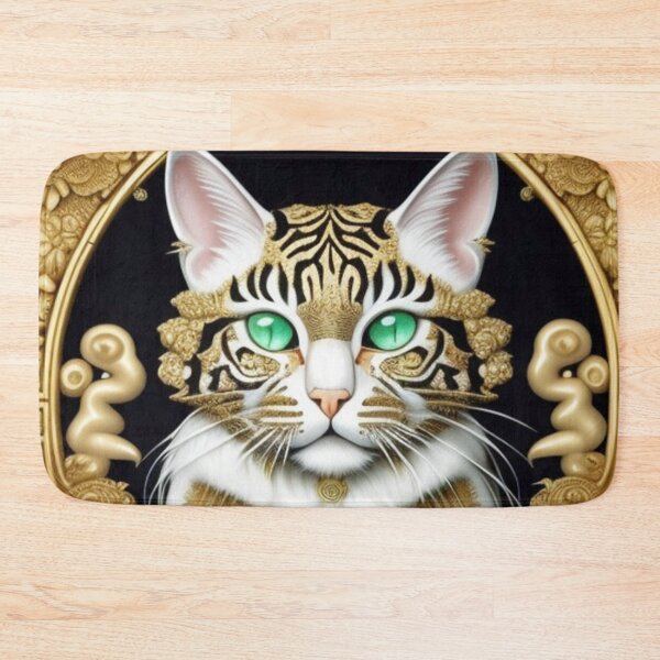 Item preview, Gold tiger floral  designed and sold by Roxburylane.