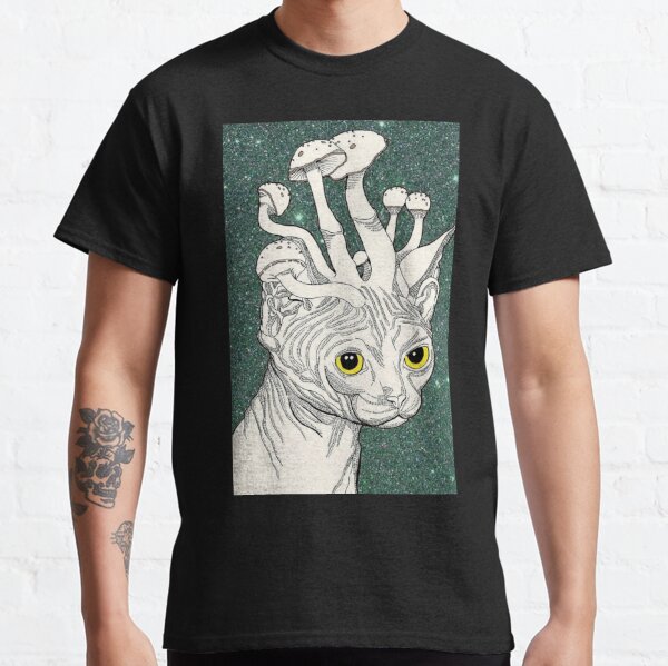 the head cat t shirt