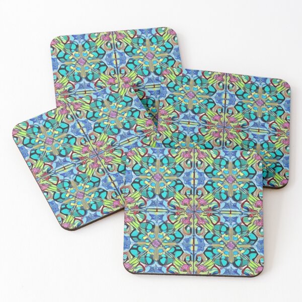 Item preview, Floral seamless pattern created with geometric shapes. designed and sold by APHIDAT-TA.