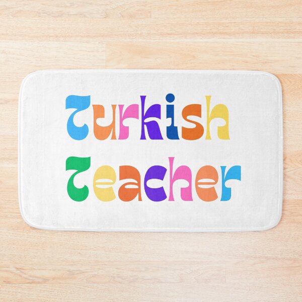 Item preview, Colorful and fun Turkish teacher design designed and sold by language-des.
