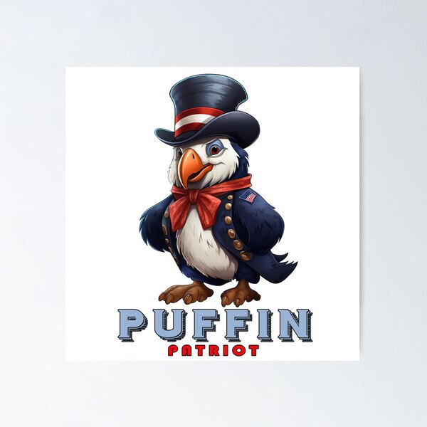 Item preview, Puffin Along - Whimsical Bird Adventures designed and sold by ⭐Beatiful House⭐.