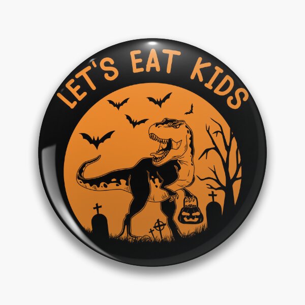 Item preview, Let's Eat Kids | Halloween Dinosaur | Funny Halloween T-rex  designed and sold by Qudkin.