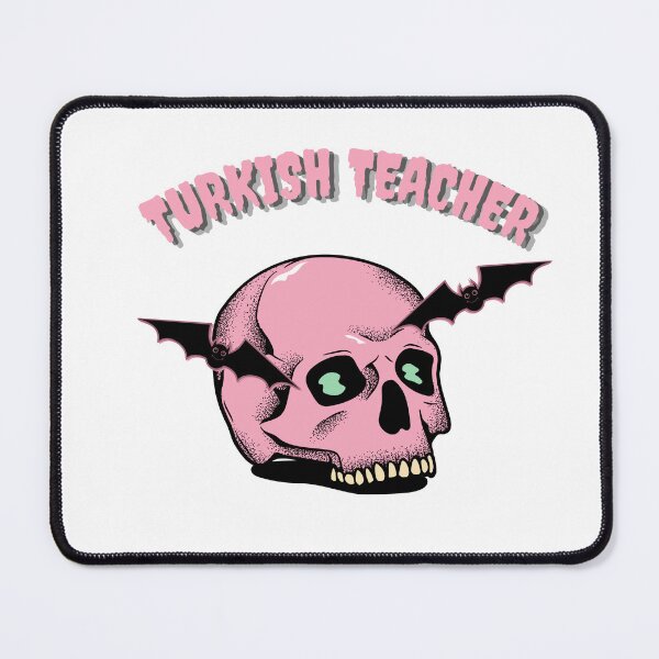 Item preview, Turkish Teacher Halloween Skull designed and sold by language-des.