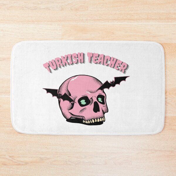Item preview, Turkish Teacher Halloween Skull designed and sold by language-des.