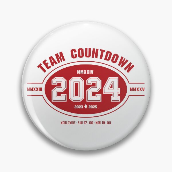 Item preview, TEAM COUNTDOWN 2024 WORLDWIDE designed and sold by MonKeeMAMA.