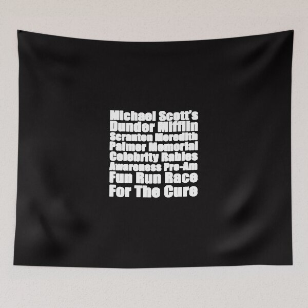 Item preview, Michael Scott's Dunder Mifflin Scranton Meredith Palmer Memorial Celebrity Rabies Awareness Pro Am Fun Run Race For The Cure designed and sold by AlissanMower.