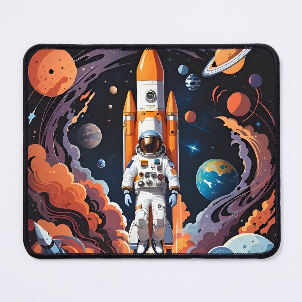Item preview, Astronaut Launch To Space designed and sold by Wrap My Mobile.