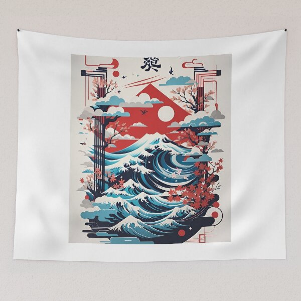 Item preview, Timeless Fusion: Modern Aesthetics Meets Classic Kanji designed and sold by irosh madushan.