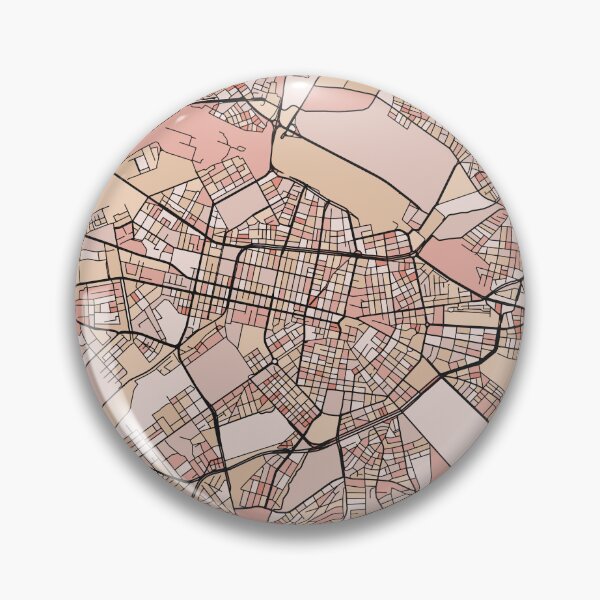 Item preview, Sofia Map Pattern in Soft Pink Pastels designed and sold by PatternMaps.
