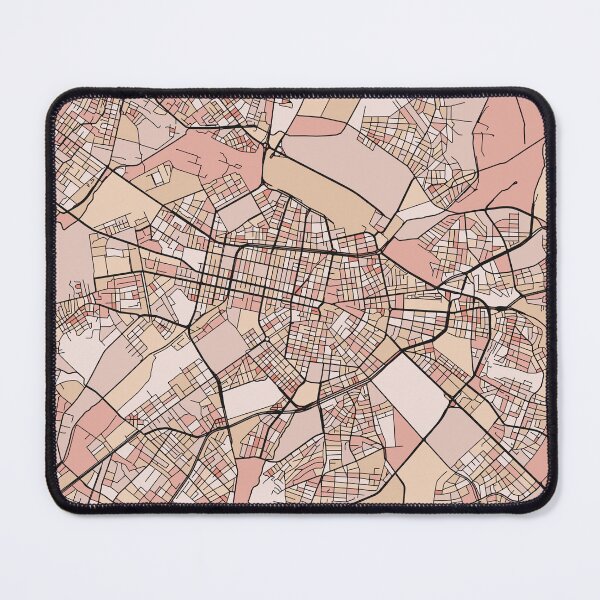 Item preview, Sofia Map Pattern in Soft Pink Pastels designed and sold by PatternMaps.