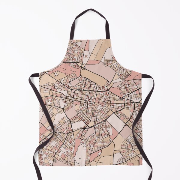 Item preview, Sofia Map Pattern in Soft Pink Pastels designed and sold by PatternMaps.