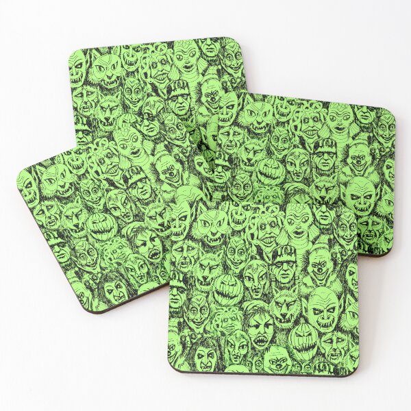 Item preview, Monster Mash- chartreuse designed and sold by Linda Maliuana.