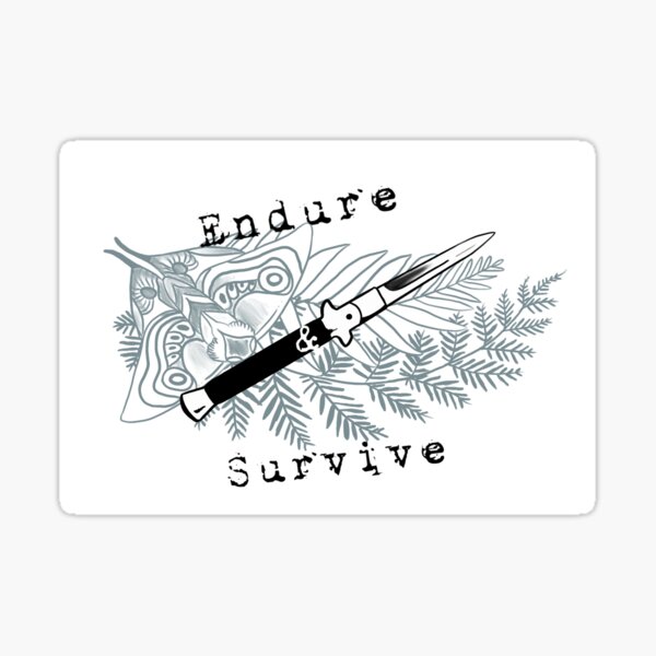 Item preview, Endure and Survive designed and sold by retr0babe.