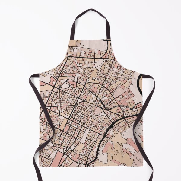 Item preview, Turin Map Pattern in Soft Pink Pastels designed and sold by PatternMaps.
