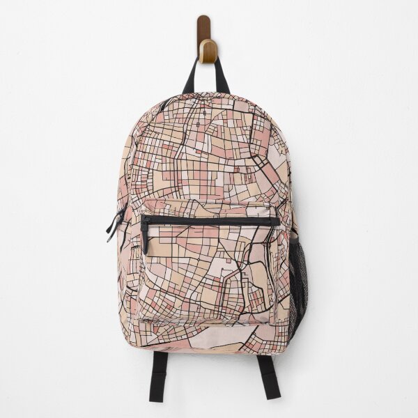 Item preview, Vienna Map Pattern in Soft Pink Pastels designed and sold by PatternMaps.