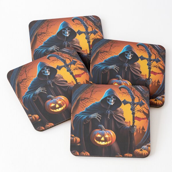 Item preview, Autumn Whispers: Halloween Grim Reaper Riddle designed and sold by Noorkin.