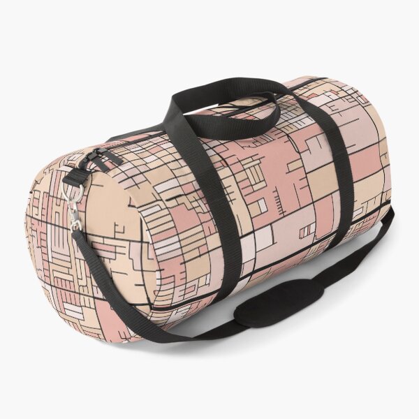 Item preview, Anaheim Map Pattern in Soft Pink Pastels designed and sold by PatternMaps.