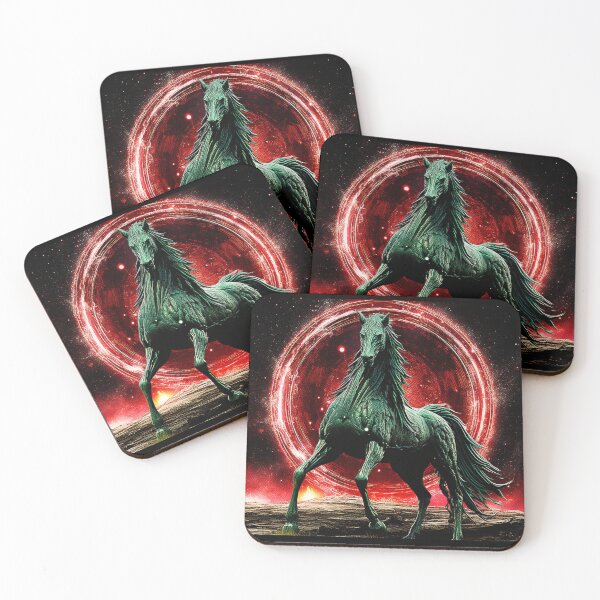 Item preview, Nightmare Horse Of Mars designed and sold by CosmicBlesedEye.