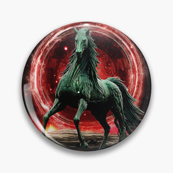Item preview, Nightmare Horse Of Mars designed and sold by CosmicBlesedEye.