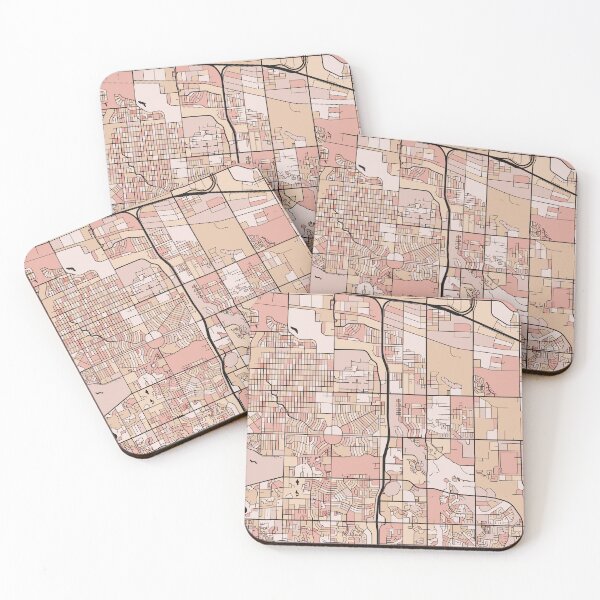 Item preview, Aurora Map Pattern in Soft Pink Pastels designed and sold by PatternMaps.