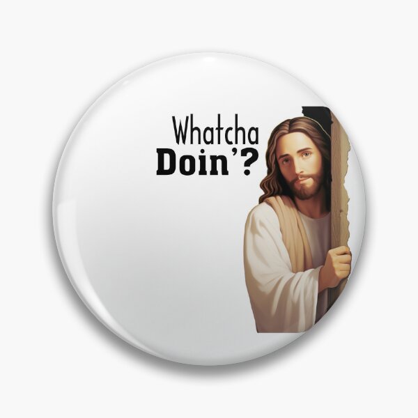 Item preview, jesus is watching meme designed and sold by Nice En.