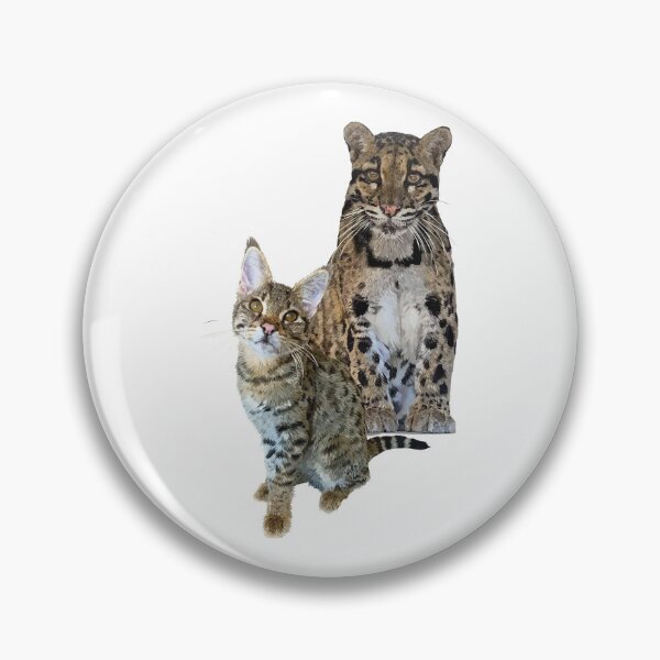 Item preview, Cat and clouded leopard designed and sold by obscurite.