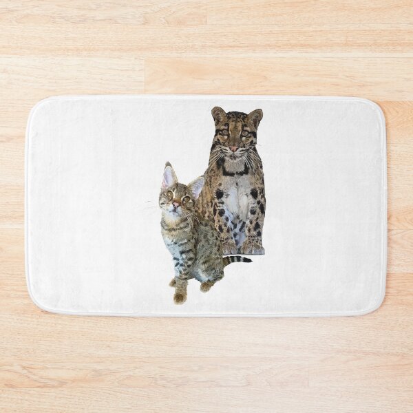 Item preview, Cat and clouded leopard designed and sold by obscurite.