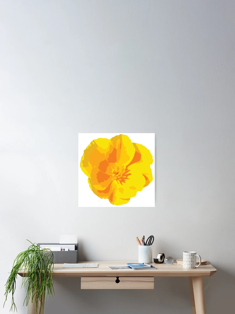 Thumbnail 2 of 3, Poster, Golden Poppy designed and sold by One-Raz.