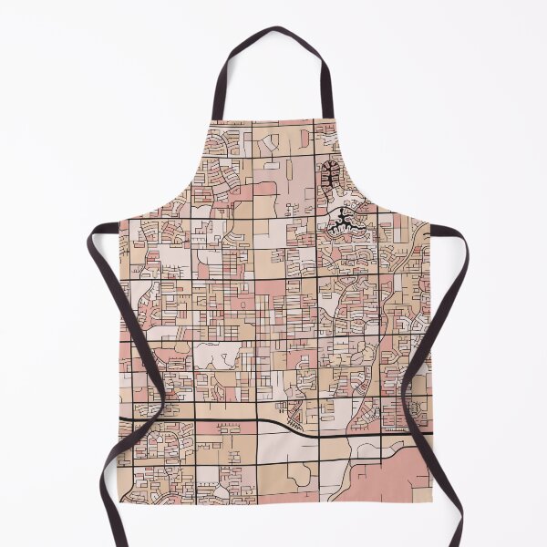 Item preview, Chandler Map Pattern in Soft Pink Pastels designed and sold by PatternMaps.