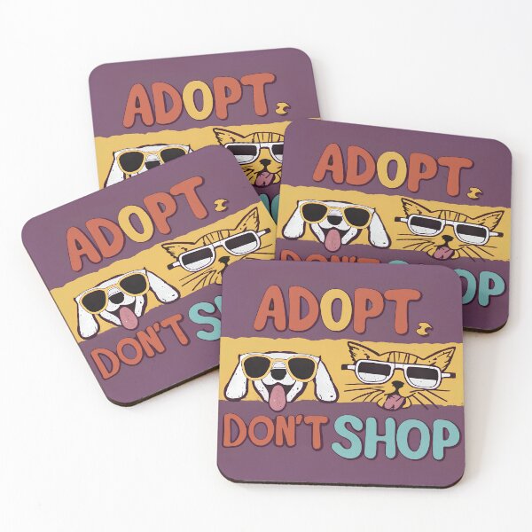 Item preview, Adopt, Don't Shop designed and sold by ArtsyFusion.