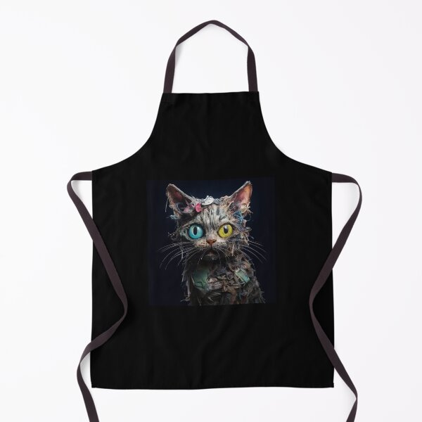 Item preview, A Cute Cat Made out of Garbage designed and sold by CosmicBlesedEye.