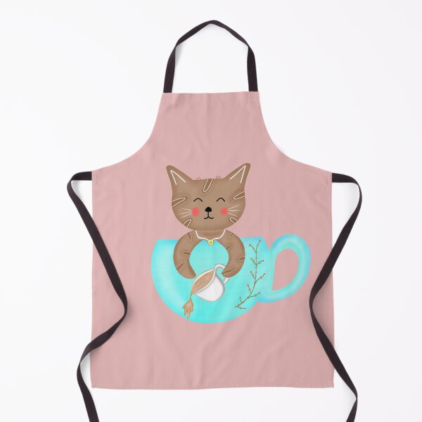 Item preview, Little cat with coffee cup. designed and sold by Onanong2531.