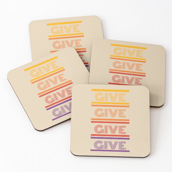 Item preview, Retro Give Thanksgiving Quote designed and sold by PuralunaCreations.