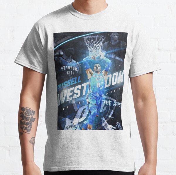 xavierjfong Russell Westbrook 'beastbrook' Nickname Jersey - Oklahoma City Thunder Long Sleeve T-Shirt