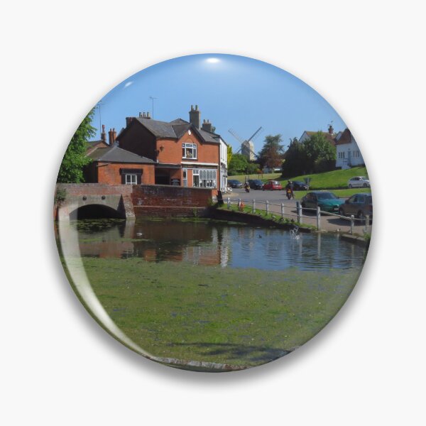Item preview, The Village Pond, Bridge and Windmill, Finchingfield designed and sold by wiggyofipswich.