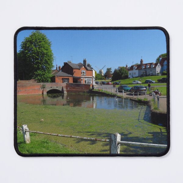 Item preview, The Village Pond, Bridge and Windmill, Finchingfield designed and sold by wiggyofipswich.