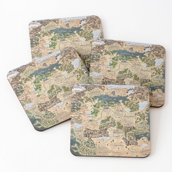 Item preview, Map of Zekainar lands designed and sold by hugegamebooks.